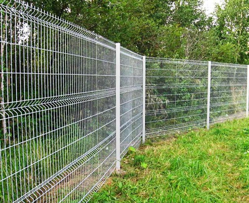 3D забор серого цвета высотой 1530мм